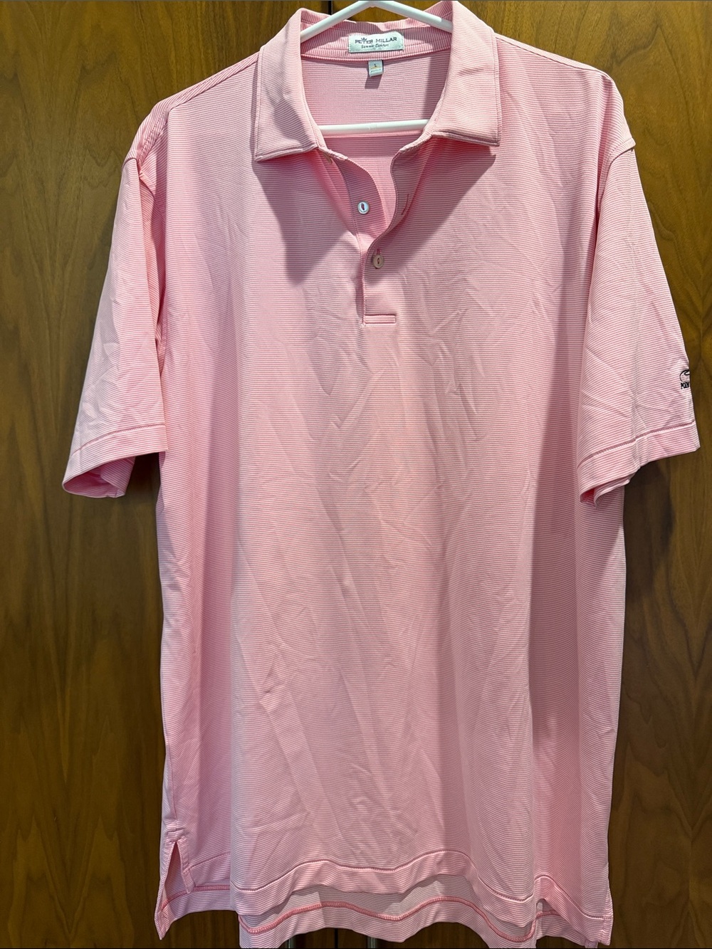 SEMINOLE GOLF CLUB Shirt Peter Millar L Pink Stripe Point O’Woods